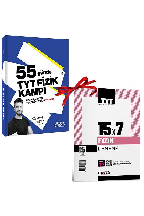 Özcan Aykın 2026 55 Günde Tyt Fizik Kampı Video Ders Takip Kitabı Tyt Fizik Deneme - 1