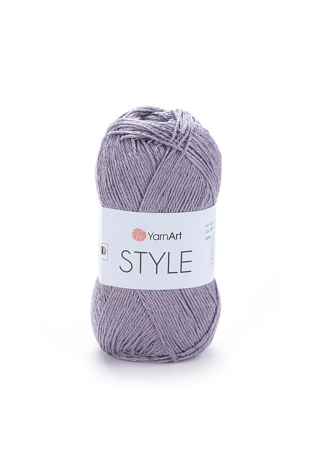 Style - Parlak El Örgü Ipi Gri-667 - 1