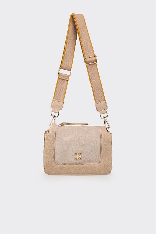 Bej Kadın Çapraz Çanta - 2