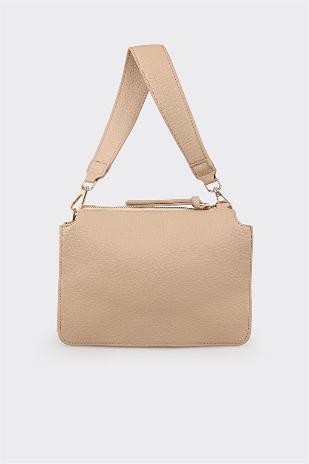 Bej Kadın Çapraz Çanta - 3
