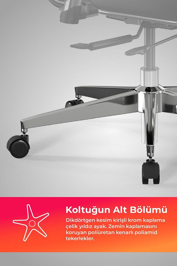 Ergolife Synchrosit 10 Ergonomik Deri Ve Fileli Ofis - Yönetici Koltuğu / Çalışma Sandalyesi - 1d1.d - 7