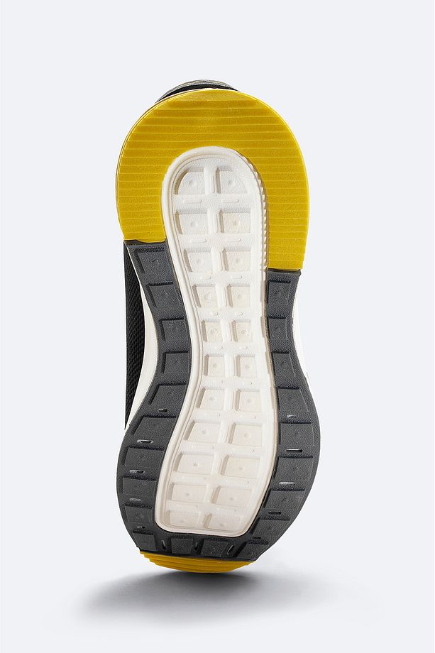 Erkek Siyah Baskılı Esnek Taban Sneaker Ayakkabı A31y8039 - 5