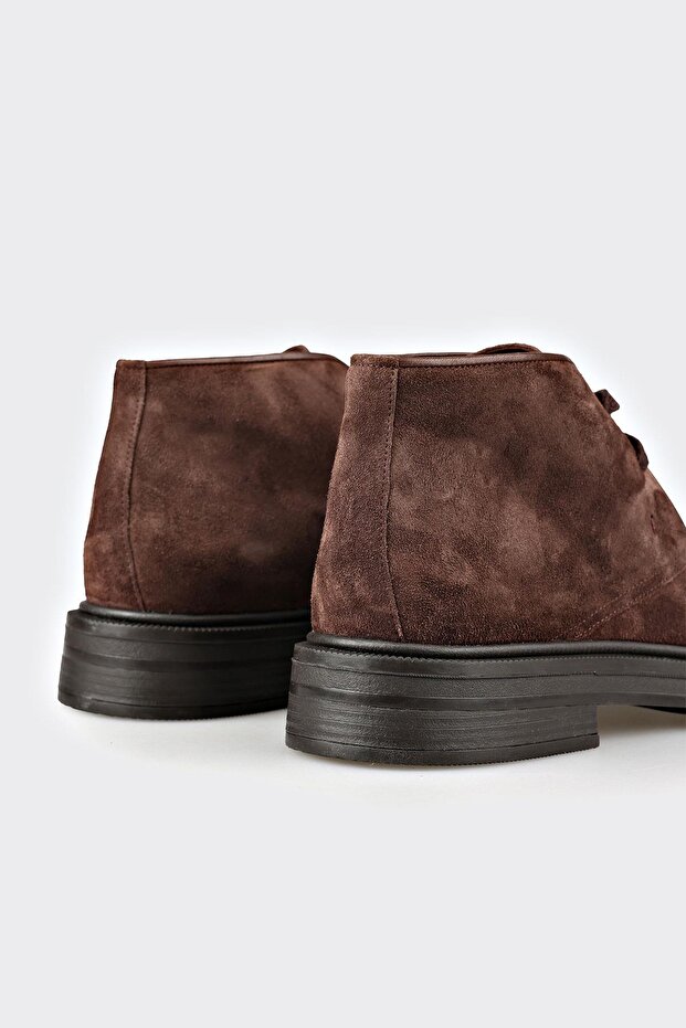 Kahve Deri Erkek Günlük Bot - 4