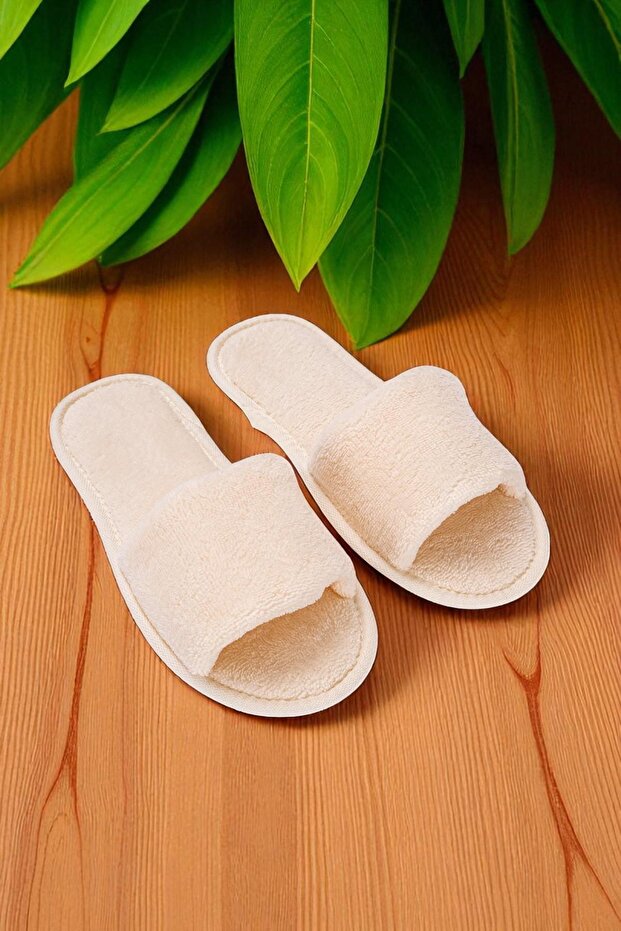Velvet Slippers Bathroom Home Hotel Maternity Slippers Non-Slip Thin Open Toe