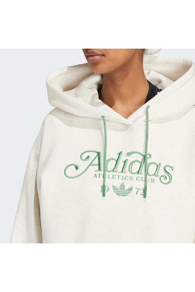 Graphic Loose Kapüşonlu Üst - 5