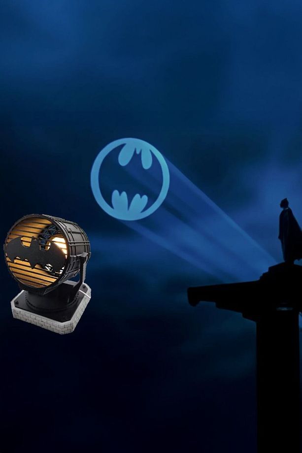 Batman Tasarımlı Gece Lambası (Logonun Duvara Yansıyan Modeli) - 5