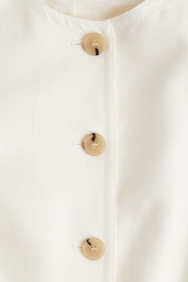 Keten Karışımlı Blazer - 2