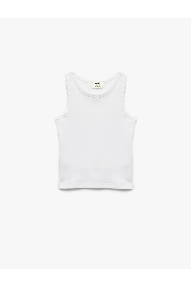 Cotton Crew Neck Sleeveless Camisole Basic Undershirt
