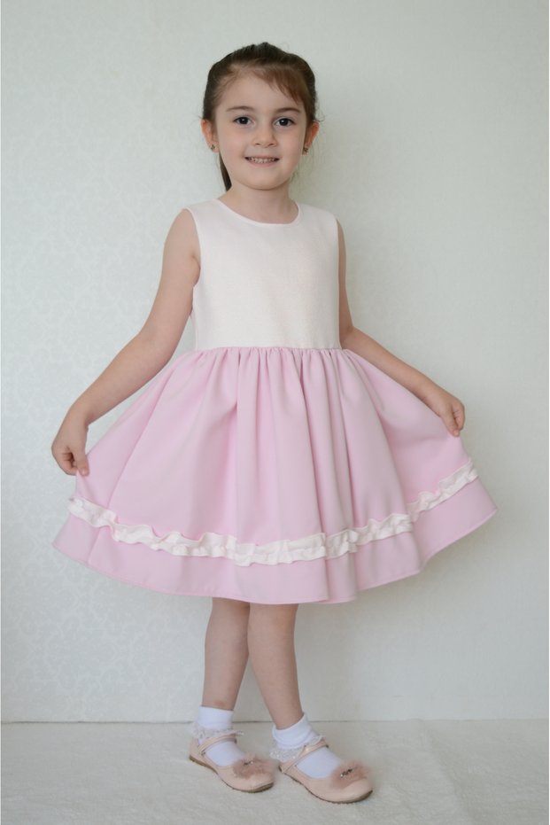 Girls' Dress Summer Dress Ruffle on the Skirt
