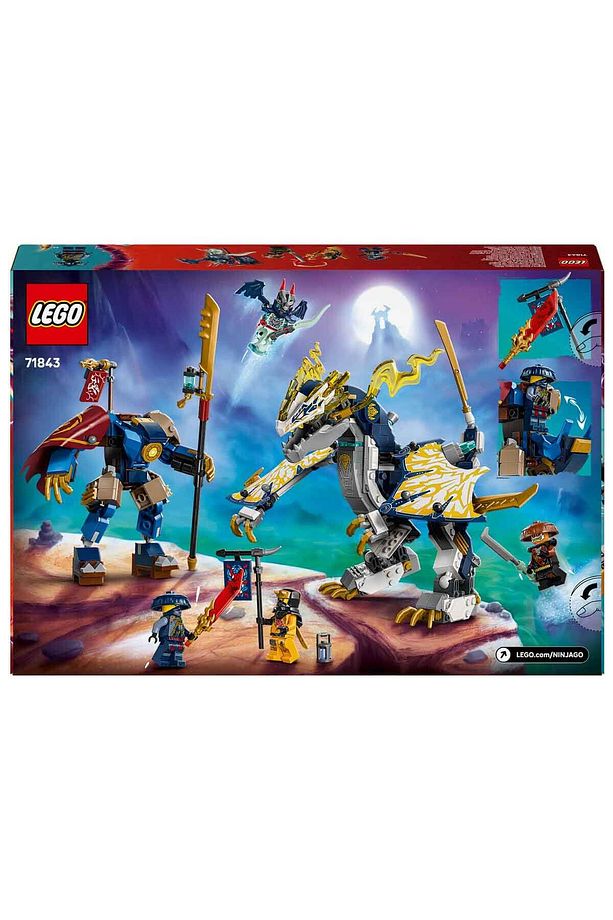 NINJAGO Rogue’un Robot Ejderha Binicisi 71843 - 8 Yaş ve Üzeri Çocuklar için 4 Minifigür - 4