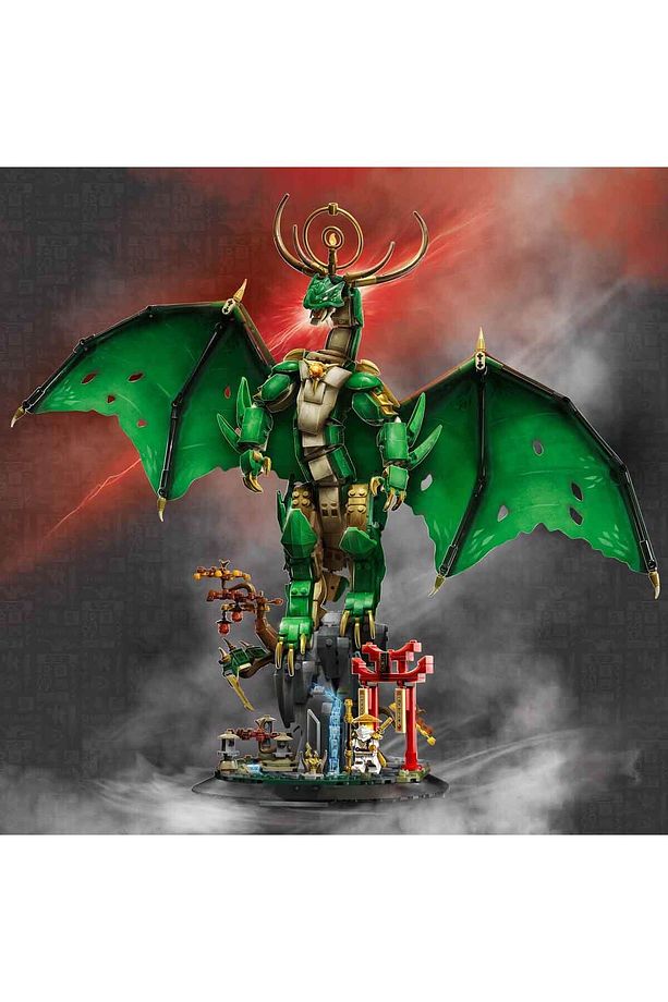 NINJAGO Muhafız Ejderha 71847 - 14 Yaş ve Üzeri için Usta Wu Minifigürü İçeren Yaratıc - 6