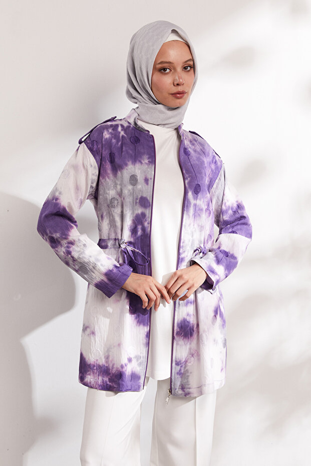 İç Tunikli Ebruli Kap - 6