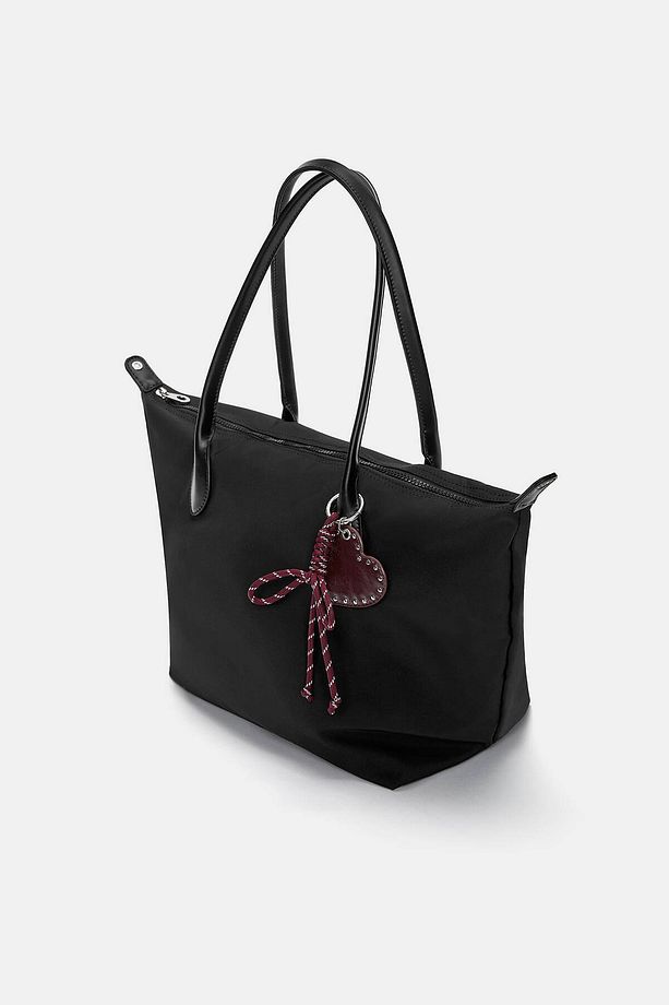 Süslemeli naylon shopper çanta - 5