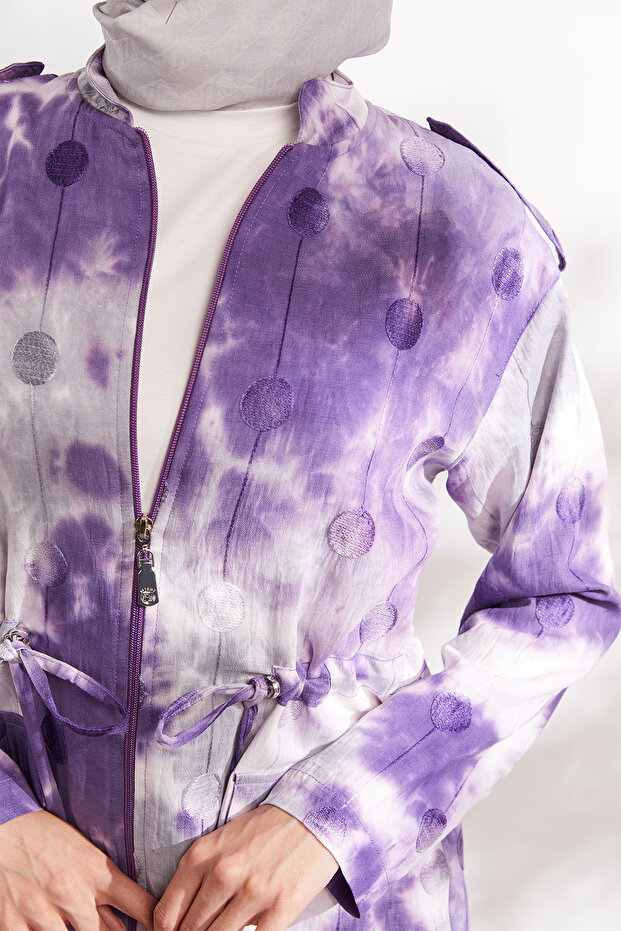 İç Tunikli Ebruli Kap - 4