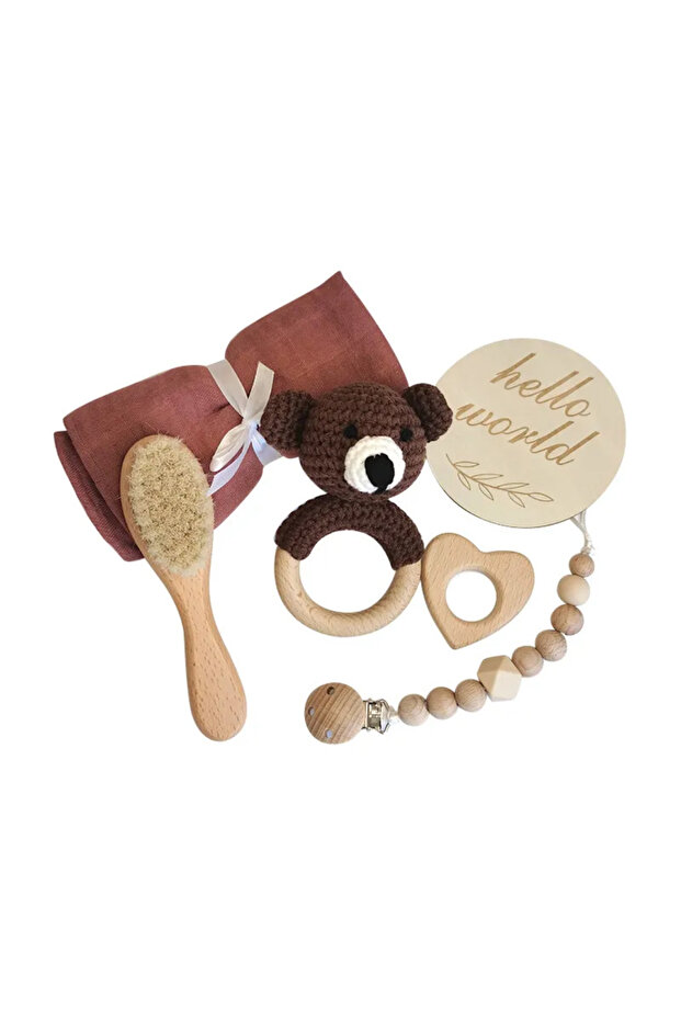 Set bebelusi "Hello World", model Ursulet - 1