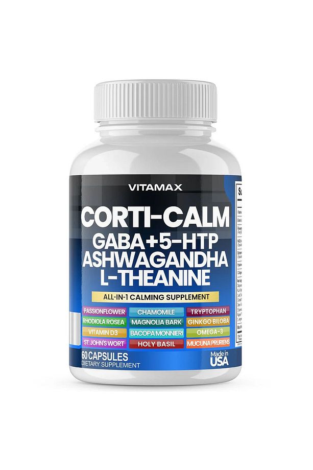 Corti Calm Gaba + 5-Htp Ash. L-Theanine 60 Kapsül - 1
