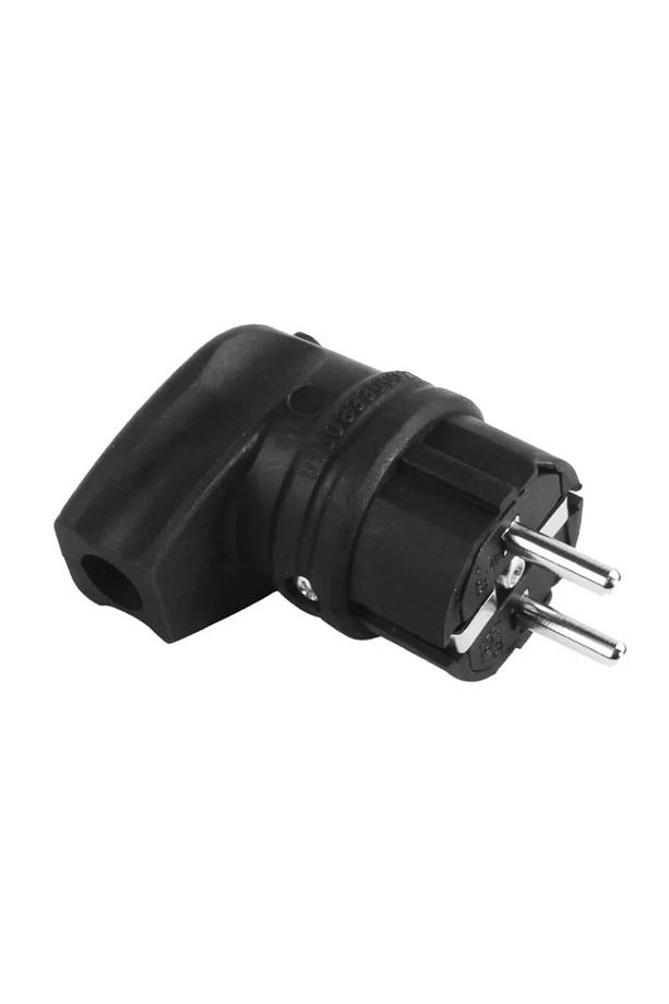 Mut-27 1x16a Kauçuk Topraklı Erkek Fiş ( Monofaze Eğik ) 220v - 1