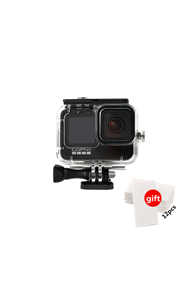 white color Waterproof 60M Housing For GoPro Hero 13 12 11 10 9 Black Case Diving Protective Underwa