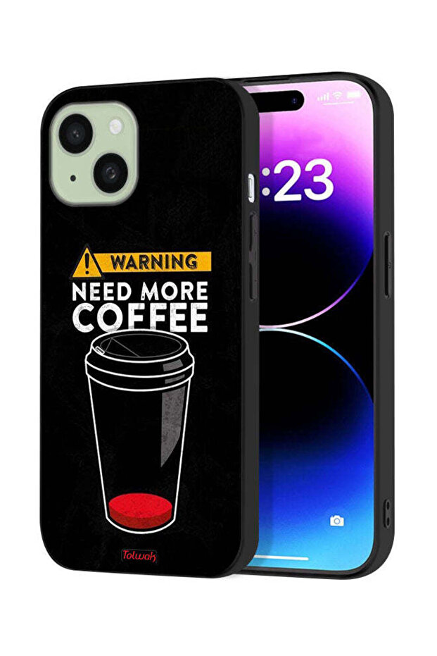 Apple iPhone 15 Protective Case Cover Need More Coffee