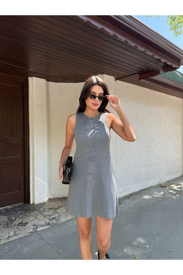 Yazlık Triko Elbise - 5