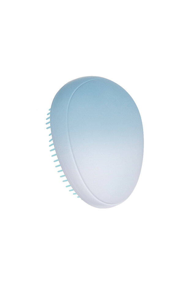 27-SF012-10 1 pcs Mini Detangling Hair Brush Gradient Egg Round Shape Tangle Hair Brushes Soft Hairb