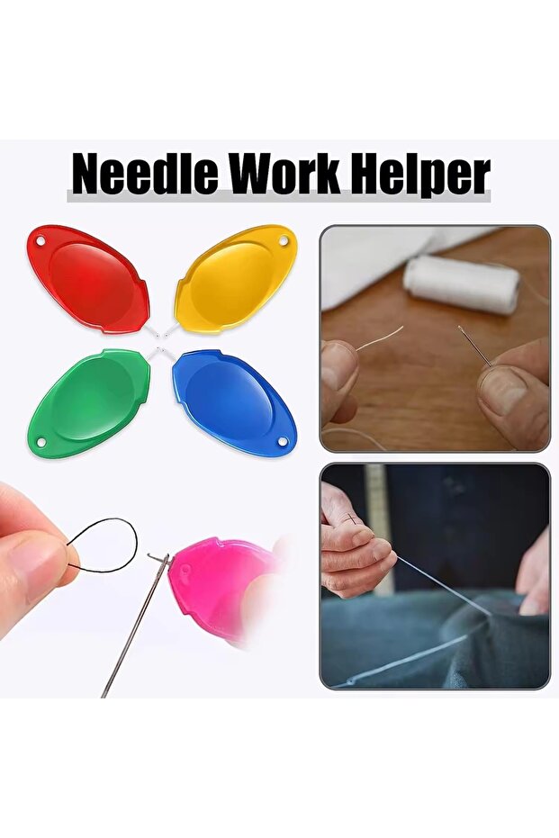 10 قطع/وحدة أداة يدوية لخيط كبار السن، إبرة سهلة الاستخدام، أدوات خياطة خيط أوتوماتيكية مصنوعة يدويًا... - 4