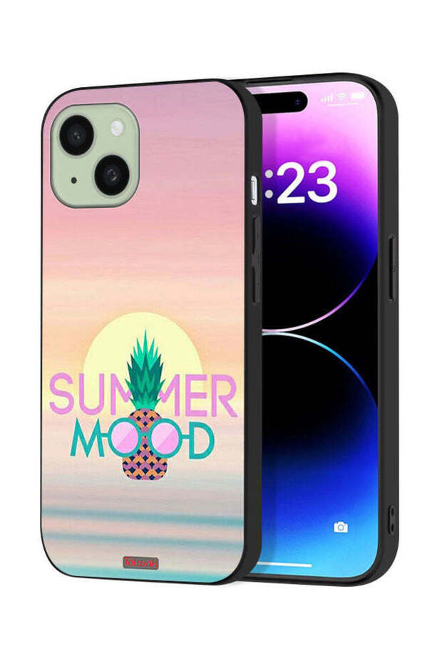 غطاء حماية لجهاز Apple iPhone 15 - مزاج صيفي