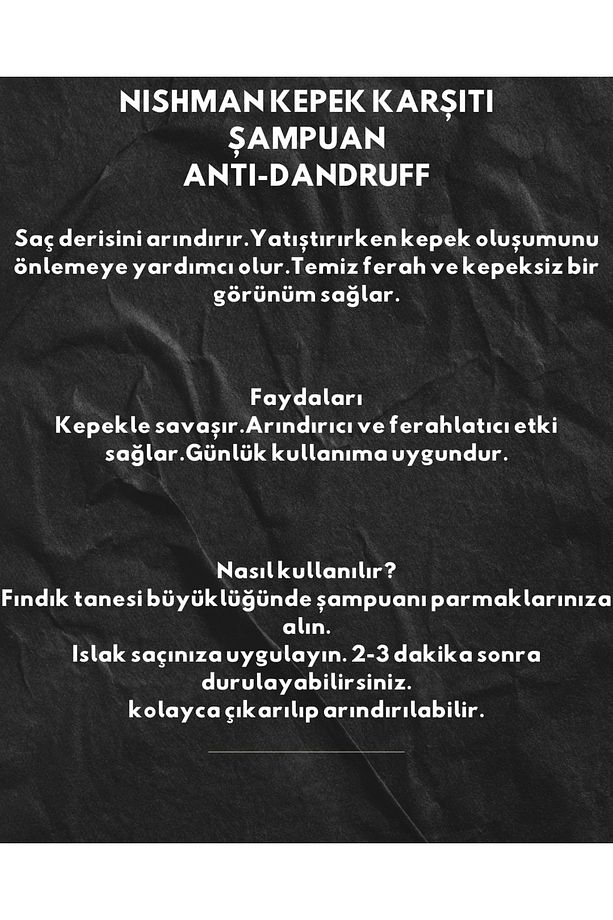 KEPEK KARŞITI ŞAMPUAN (ANTI-DANDRUFF) 480 ML - 2