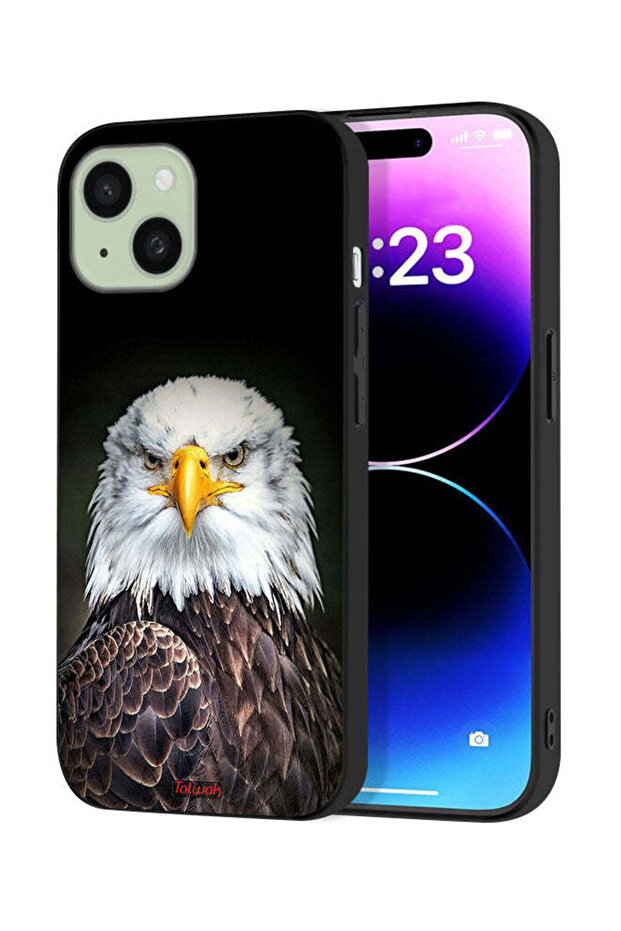 غطاء حماية لجهاز Apple iPhone 15 بتصميم النسر - 1