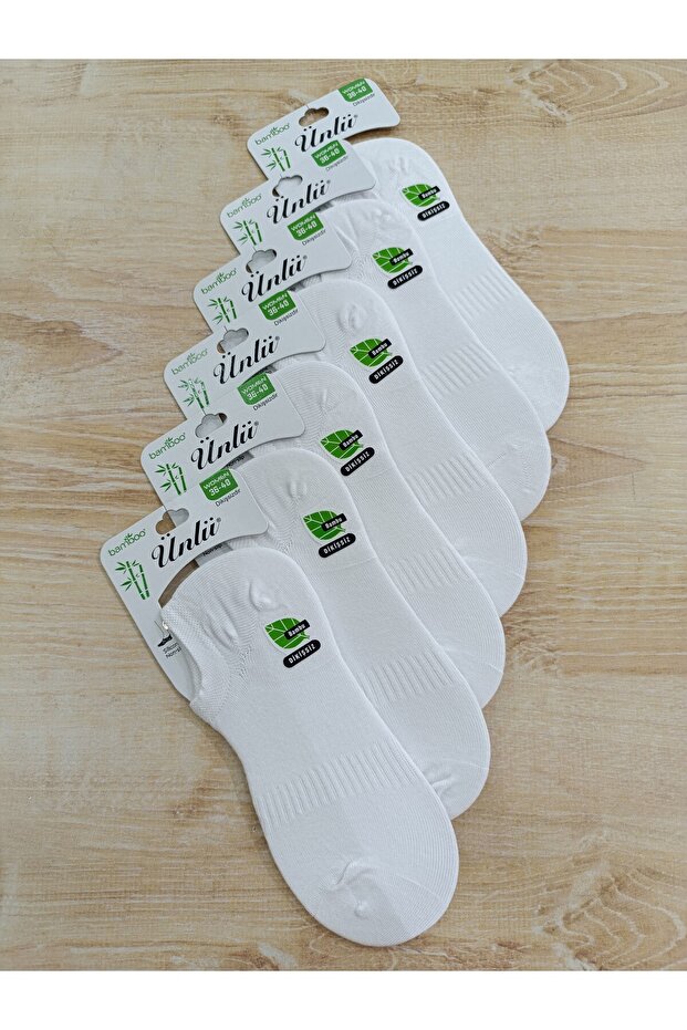 6 Pairs of Sneakers Bambo Seamless Invisible Socks