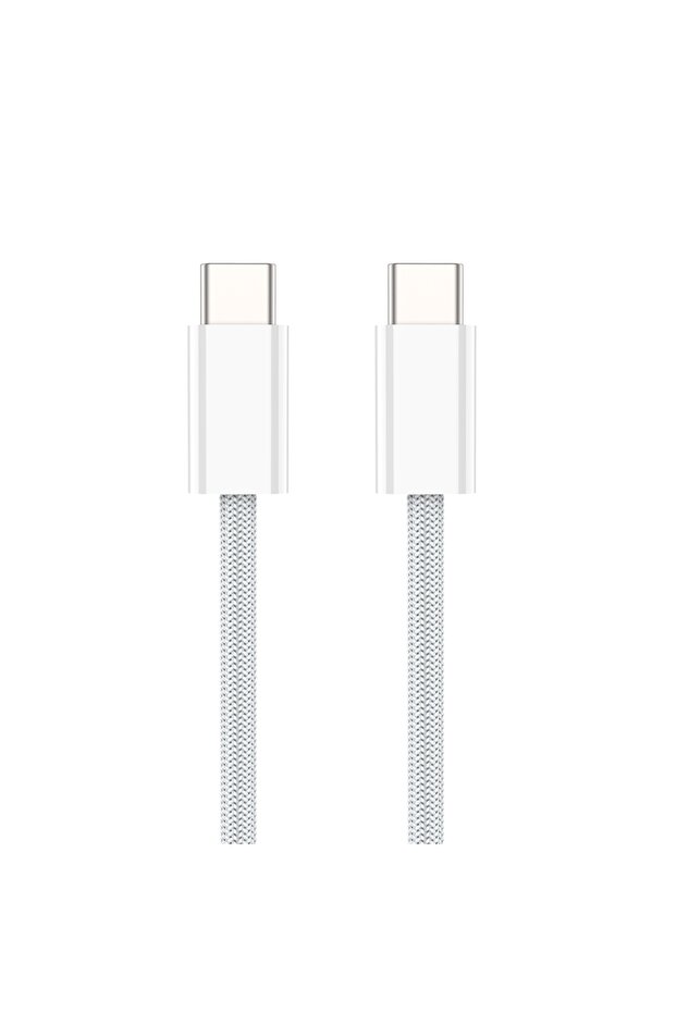 DATA CABLE CELLARA TEXTILE TYPE C - TYPE C 1M - WHITE - 1