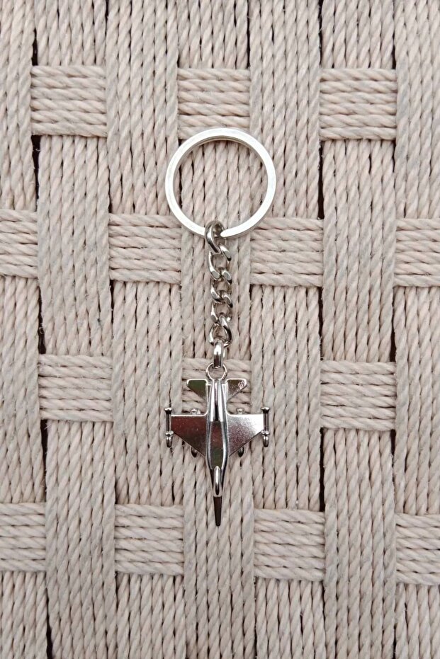 Turk Air Force Gift F-16 Fighter Plane Metal Airplane Keychain