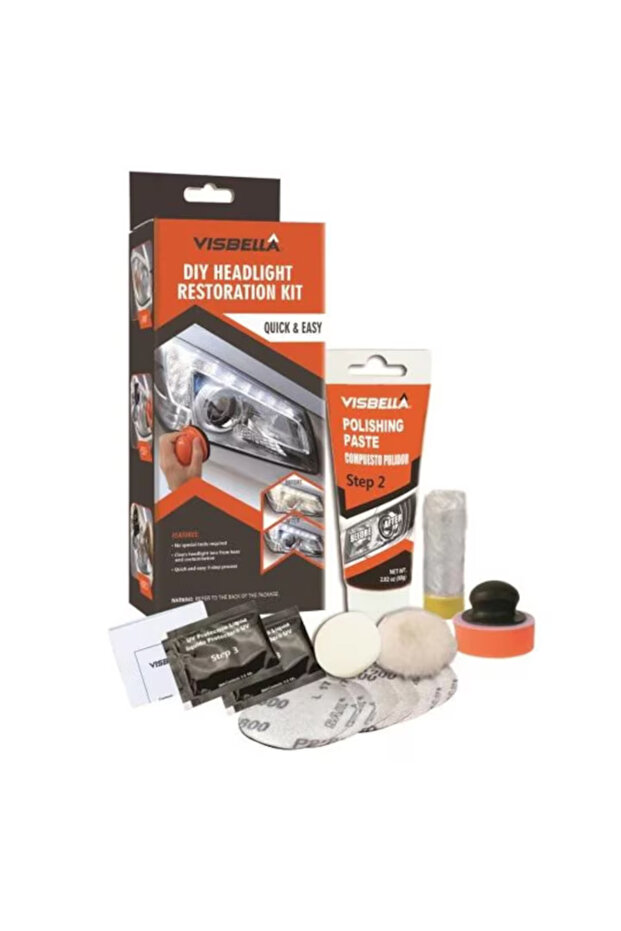 Visbella headlight polish kit - 1