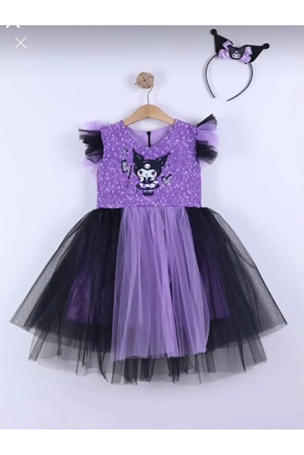 Kuromi Tiara Dress for Special Day Celebrations