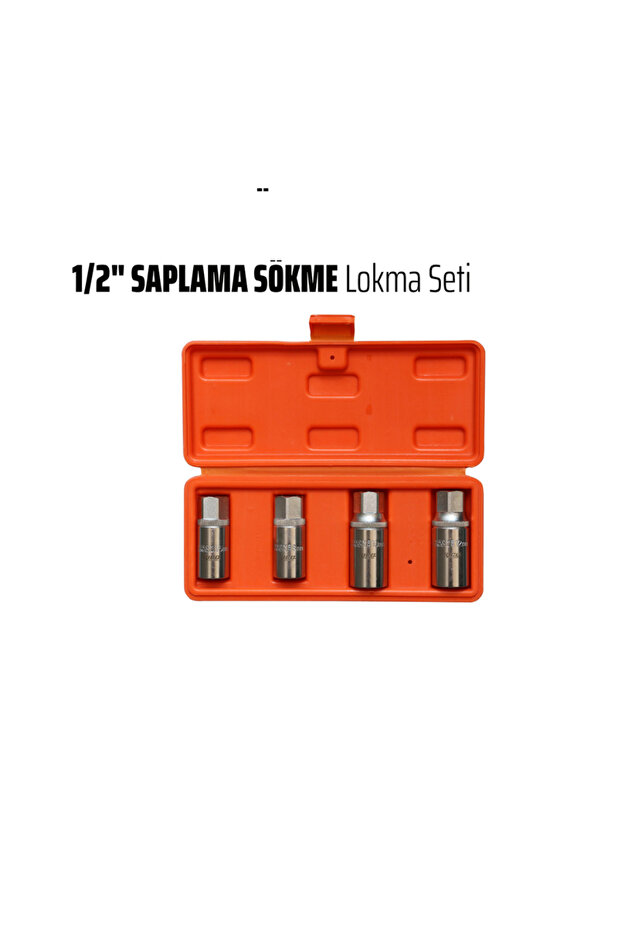 مجموعة مقابس إزالة المسامير مقاس 1/2 بوصة - 1