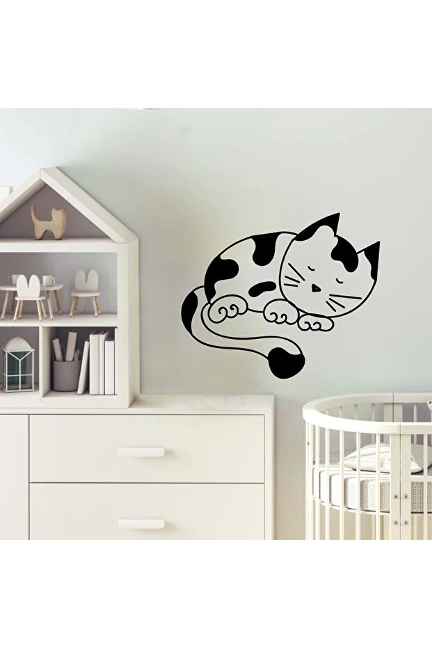 ملصق القط النائم - 2