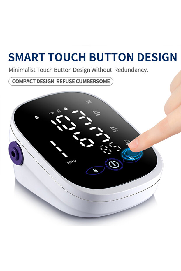 Full Automatic Arm Type Blood Pressure Instrument Touch Button Electronic Measuring Instrument - 4