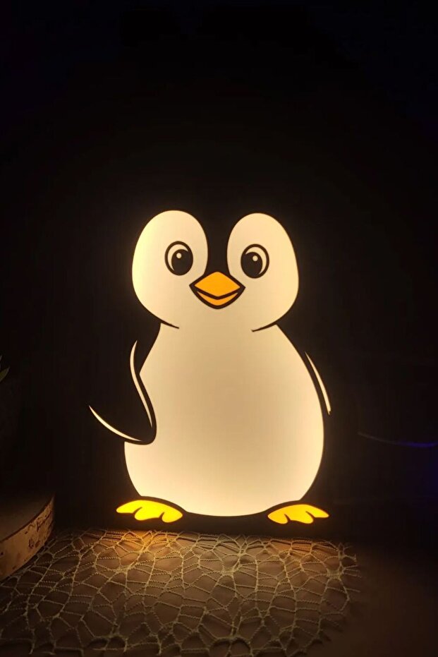 Penguen Tasarımlı Gece Lambası - 1