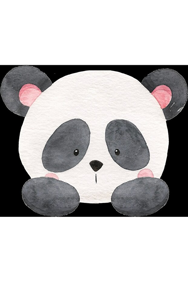 Panda Head Wall Sticker - 1