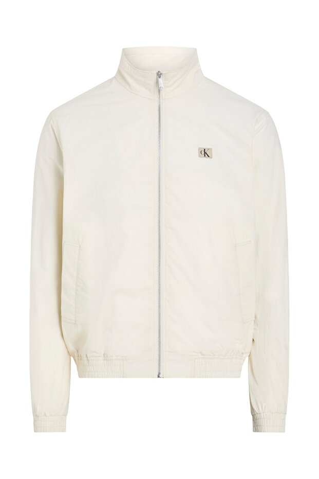 Erkek Beyaz Çizgili Desen Rüzgarlık - 5