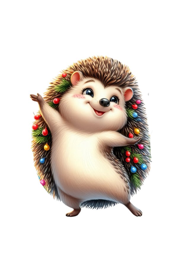 Illuminated Hedgehog Wall Sticker
