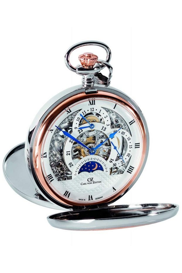 Alb Pocket Skeleton Mechanical CVZ 0040 RSL Men's Watch