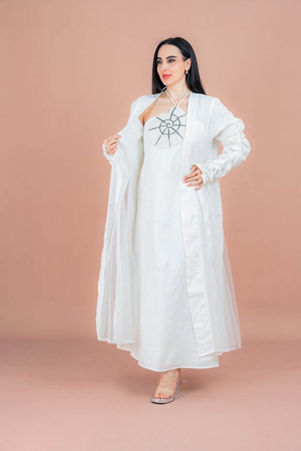 طقم ملابس محتشمة فريد من قطعتين - 3