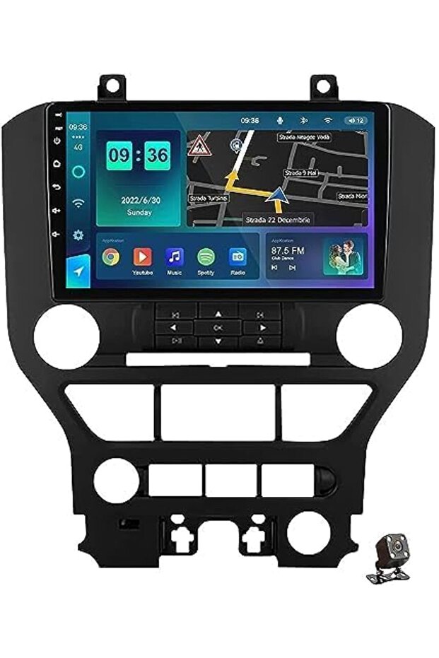 Android Car Stereo for Ford Mustang 2015-2019 2+32GB with AHD Camera