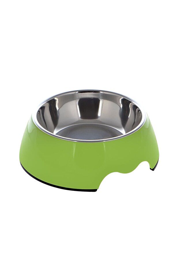 Melamine Round Bowl Dull Green L:22 * 7.5Cms 700/ml23.6oz