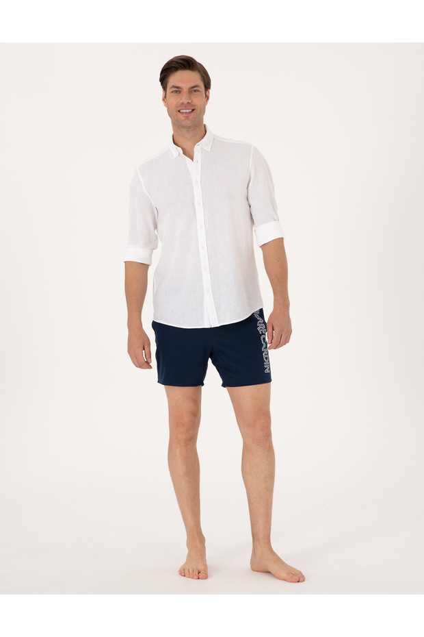Navy Blue Swim Shorts 50307959-Vr033