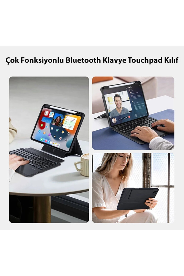 Dux Ducis iPad Air 4-5 iPad Pro 11 DK Series Kablosuz Bluetooth Klavye-(1903) - OGKN6810-2732 - 5