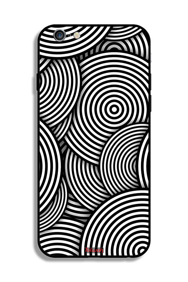 غطاء حماية لجهاز Apple iPhone 6 Plus/6s Plus بنمط دوائر وهمية - 2