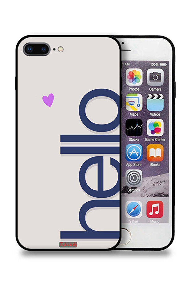 غطاء حماية لجهاز Apple iPhone 8 Plus مرحباً - 1