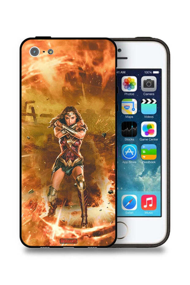 غطاء حماية لجهاز Apple iPhone 5/5s/SE من Wonder Women